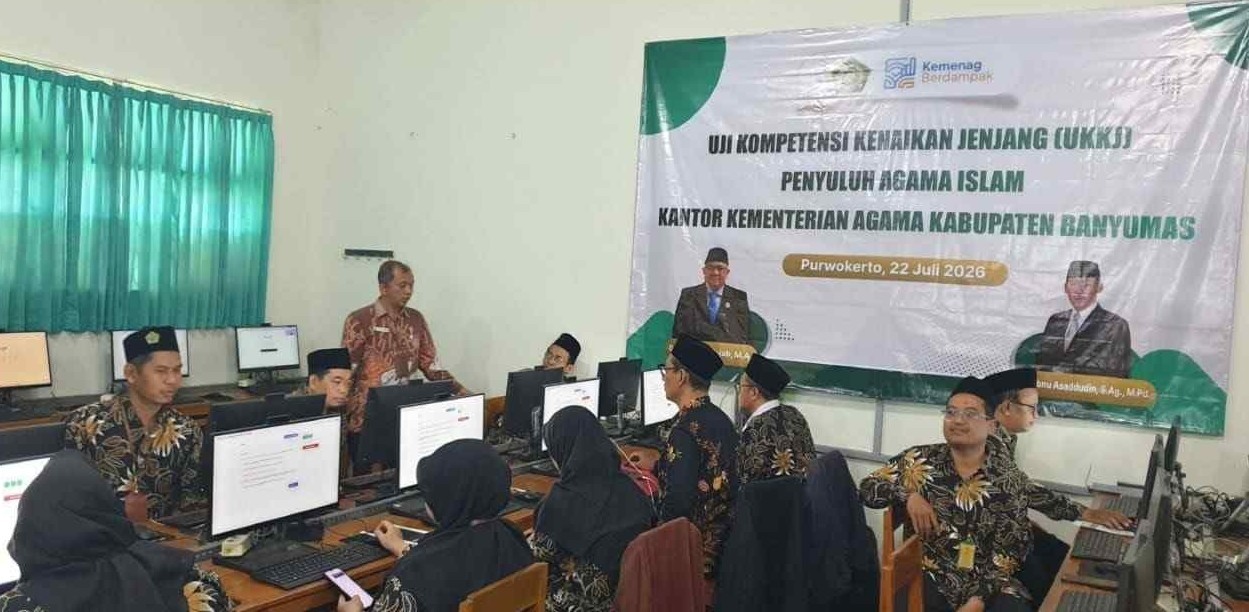 Kemenag Banyumas Gelar Uji Kompetensi Kenaikan Jenjang Penyuluh Agama Islam Tahun 2026 10003688601.jpg