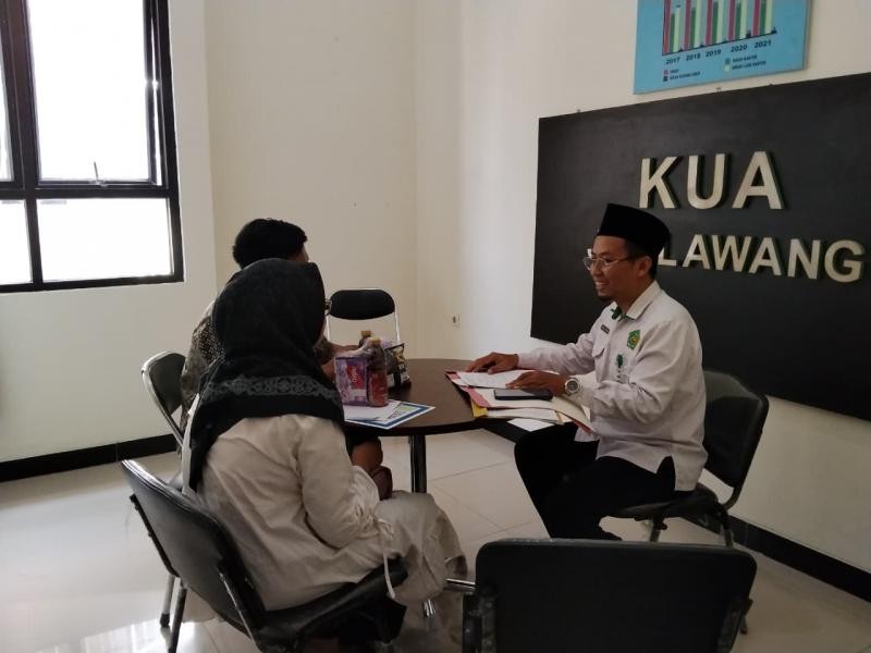 Bekal Menuju Rumah Tangga Sakinah, Bimwin KUA Jatilawang Tekankan Mitsaqan Ghalizhan