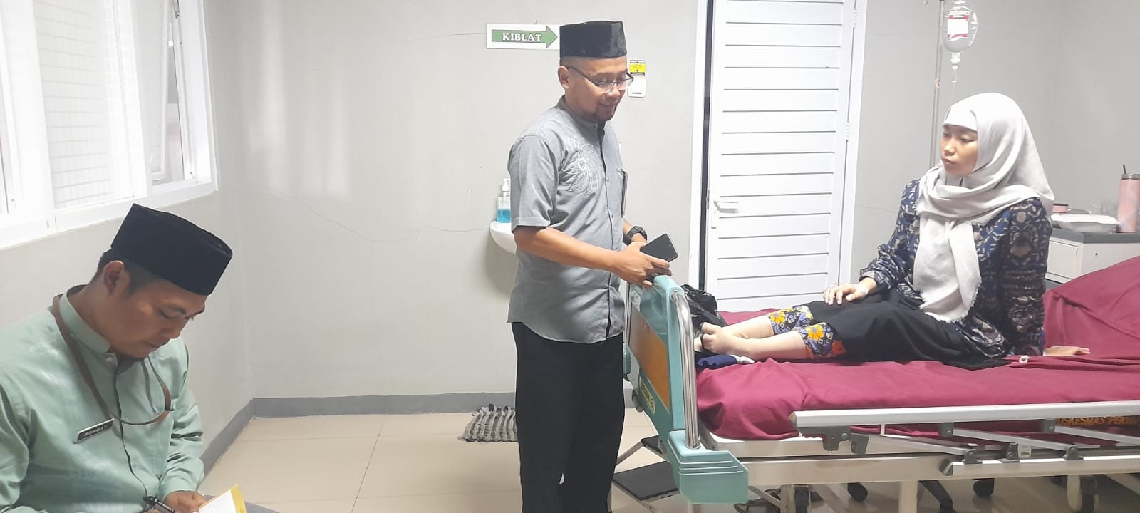 Sentuh Hati Pasien, Penyuluh KUA Beri Bimbingan Rohani di Puskesmas 1 Pekuncen