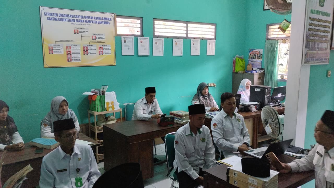 Kepala KUA Sumpiuh Imbau Penyelesaian SKP Tepat Waktu