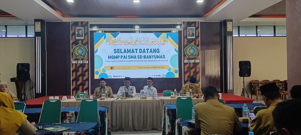 MGMP PAI SMA Kabupaten Banyumas Gelar Pertemuan di Ponpes Modern Zam-Zam