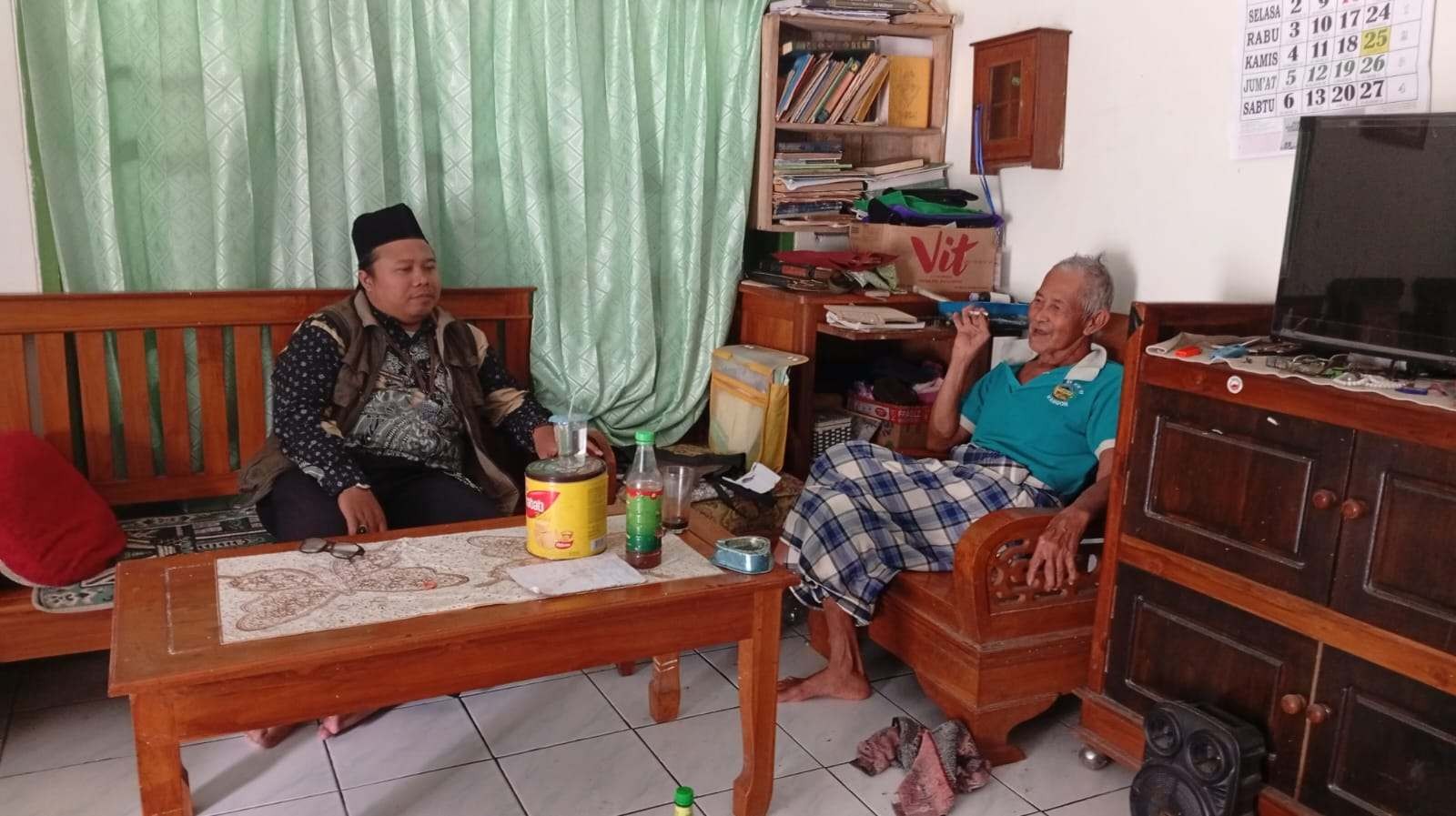Mohon Restu dan Doa; Penyuluh KUA Sowan Mustasyar MWC NU Wangon